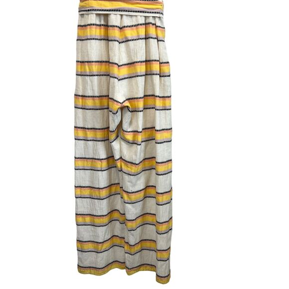 Saylor Patrice Striped Cotton Slit Leg Jumpsuit Size S - Picture 11 of 13